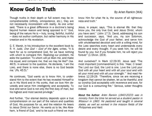 Restitution Herald – April – June 2025